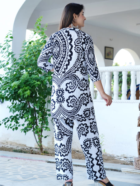 Classic Printed Coord Set for Daily and Casual Wear
