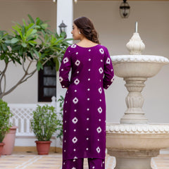 Classic Printed Coord Set for Daily and Casual Wear