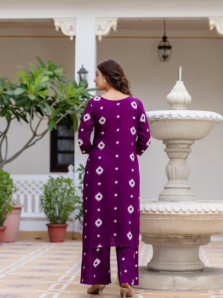 Classic Printed Coord Set for Daily and Casual Wear