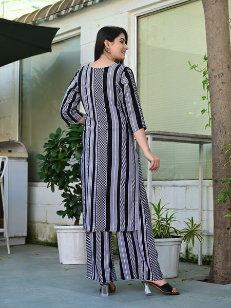 Classic Printed Coord Set for Daily and Casual Wear