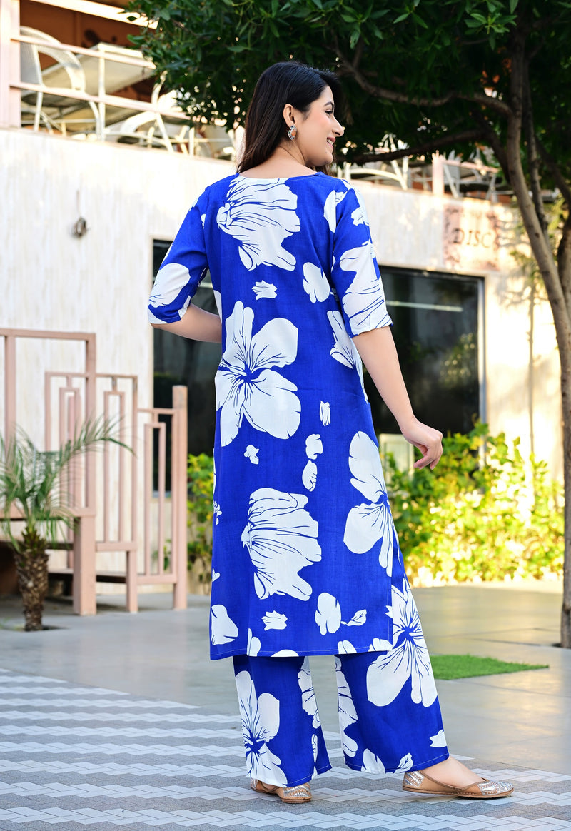 Classic Printed Coord Set for Daily and Casual Wear