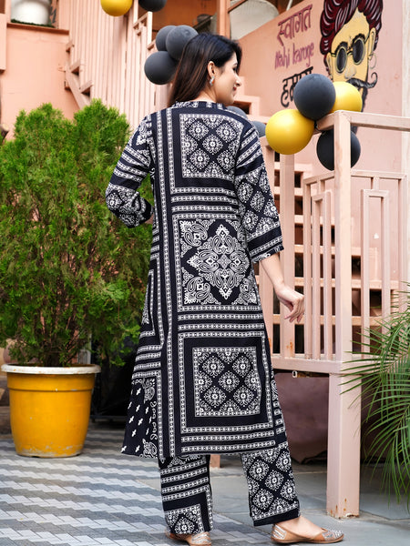 Classic Printed Coord Set for Daily and Casual Wear