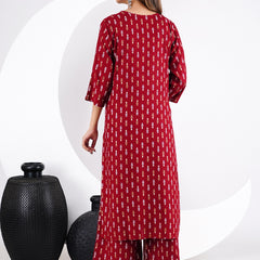 Classic Printed Coord Set for Daily and Casual Wear