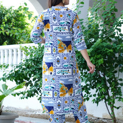 Classic Printed Coord Set for Daily and Casual Wear