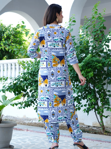 Classic Printed Coord Set for Daily and Casual Wear