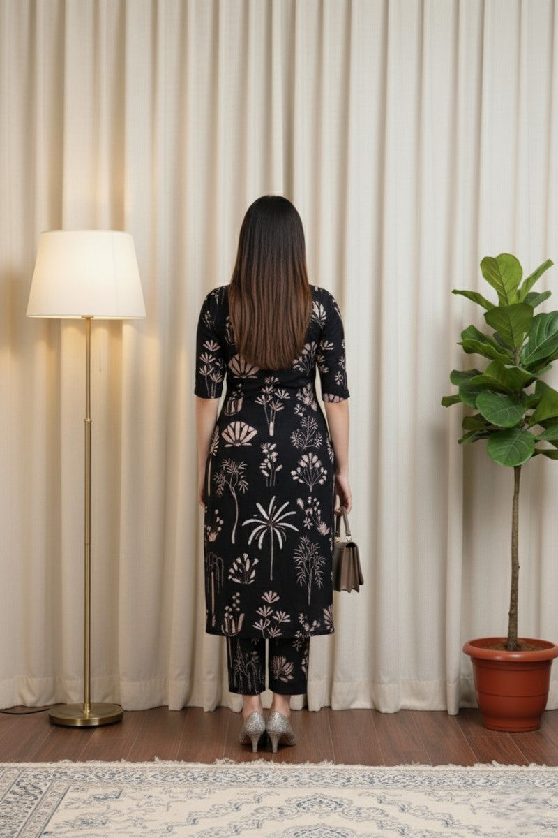 Classic Printed Coord Set for Daily and Casual Wear