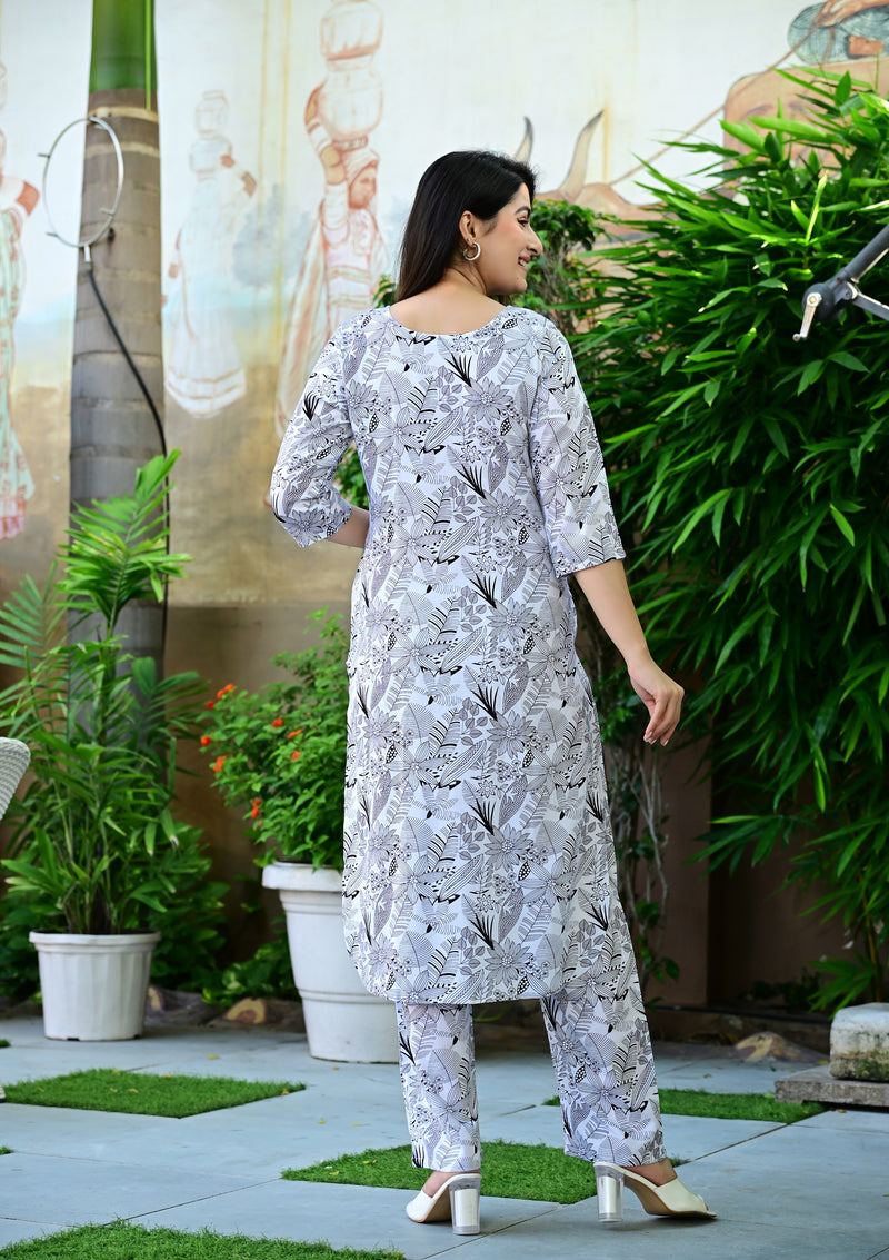 Classic Printed Coord Set for Daily and Casual Wear