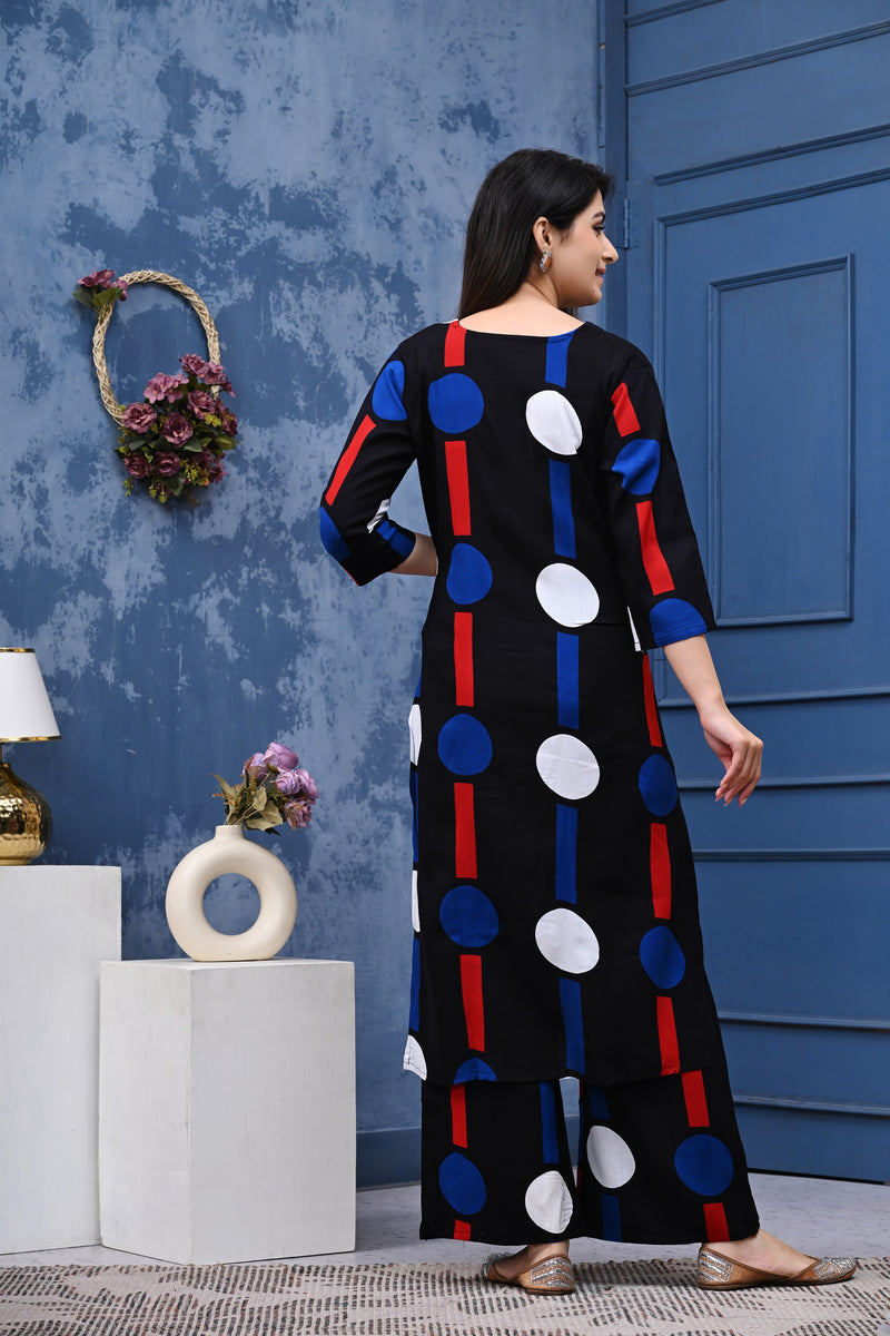 Classic Printed Coord Set for Daily and Casual Wear