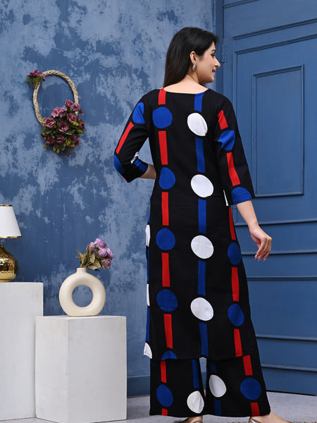 Classic Printed Coord Set for Daily and Casual Wear