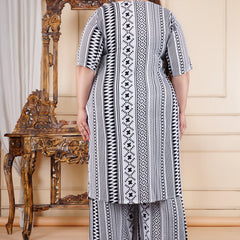 Classic Printed Coord Set for Daily and Casual Wear