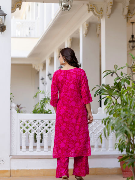 Classic Printed Coord Set for Daily and Casual Wear