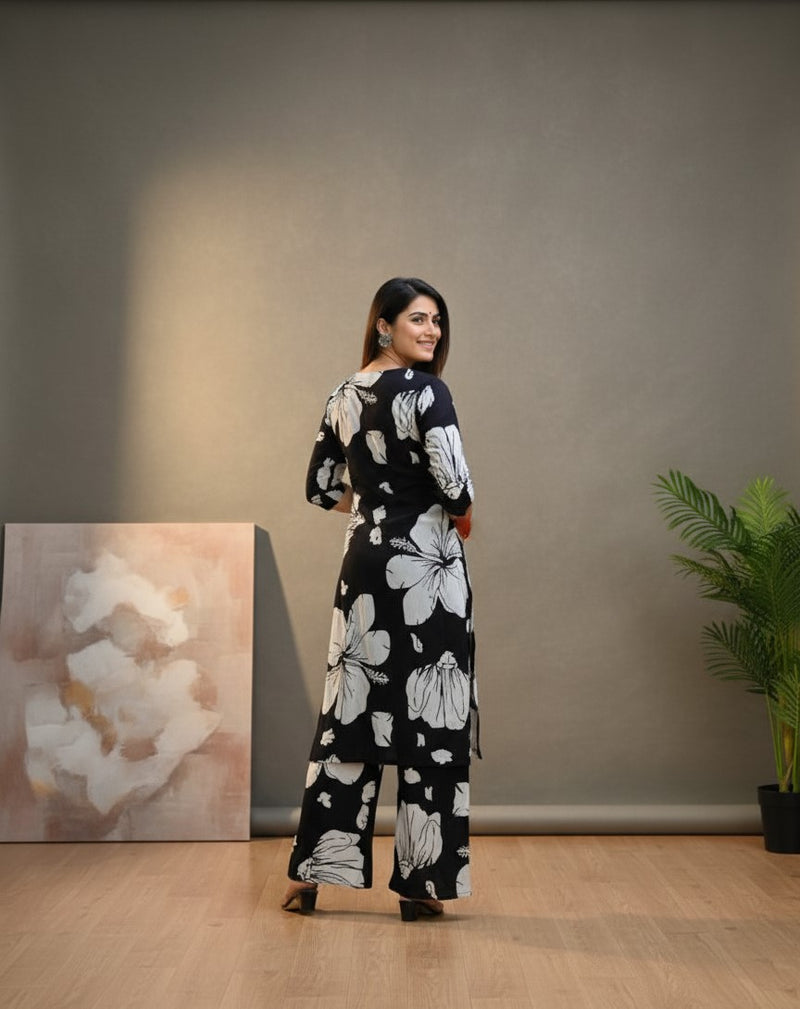 Classic Printed Coord Set for Daily and Casual Wear