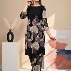 Classic Printed Coord Set for Daily and Casual Wear