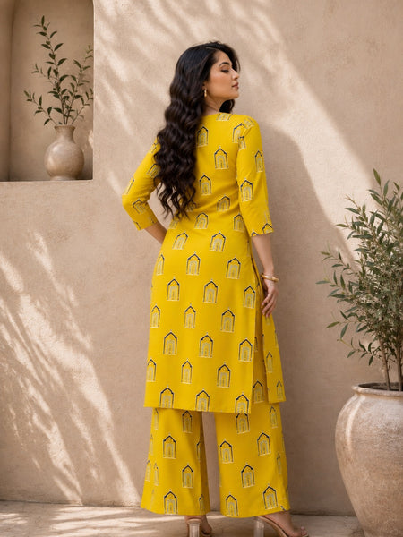 Classic Printed Coord Set for Daily and Casual Wear