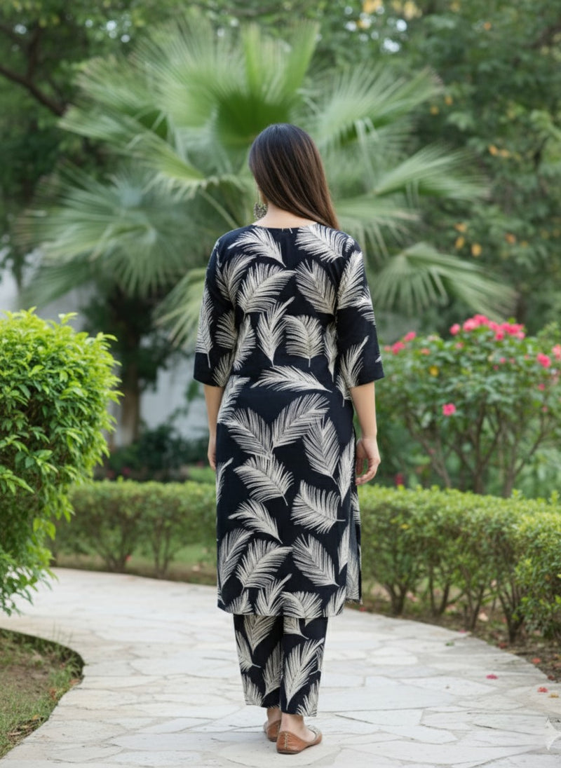 Classic Printed Coord Set for Daily and Casual Wear