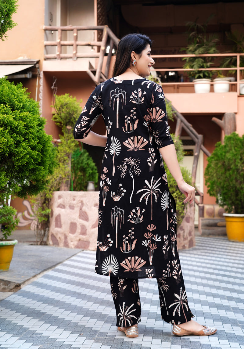 Classic Printed Coord Set for Daily and Casual Wear