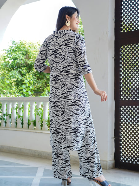 Classic Printed Coord Set for Daily and Casual Wear