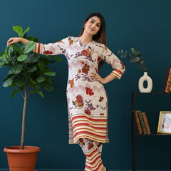 Classic Printed Coord Set for Daily and Casual Wear