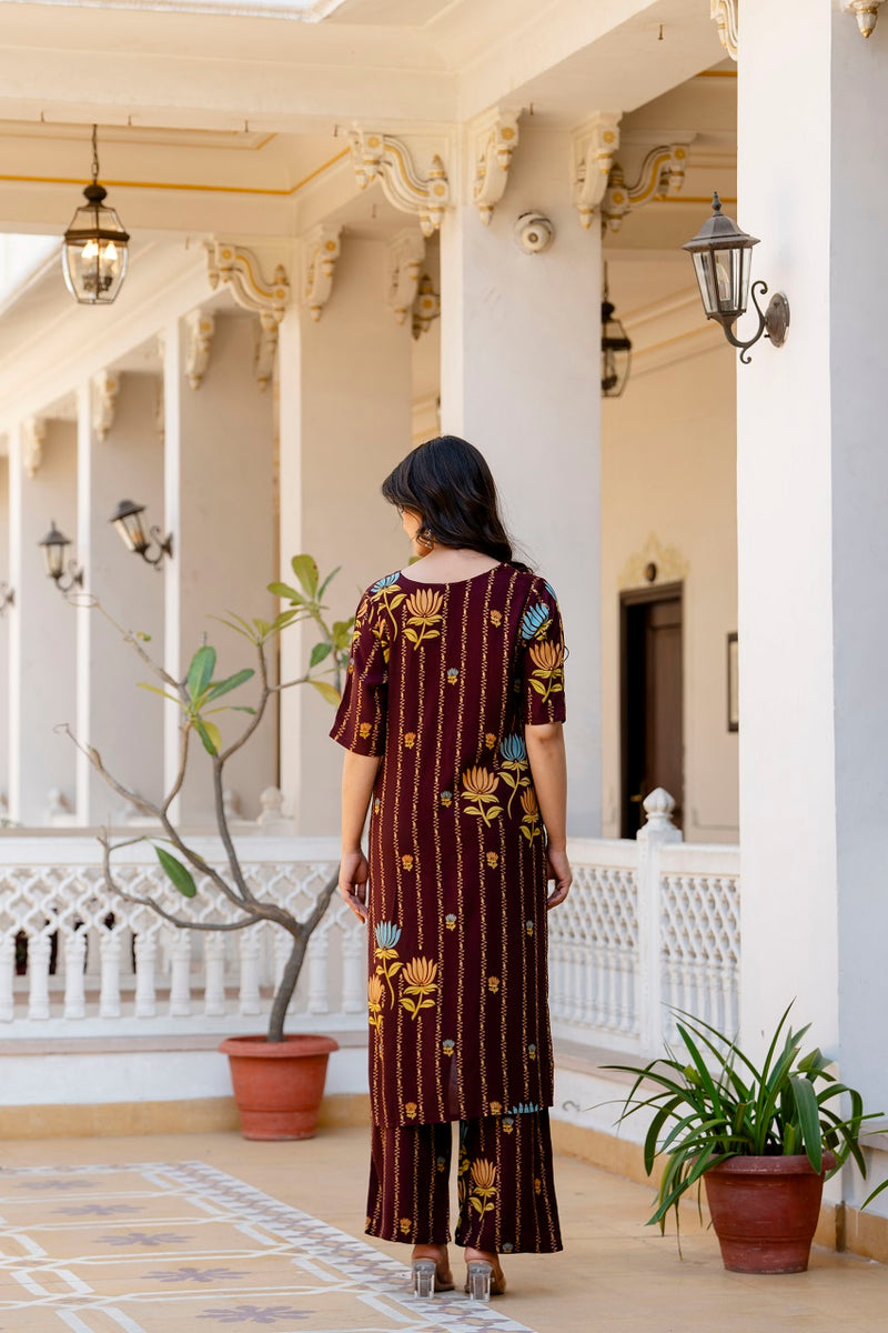 Printed Co-ord Set for Women