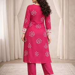 Classic Embroidered Coord Set for Daily and Casual Wear