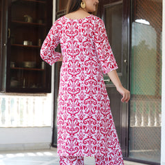 Classic Printed Coord Set for Daily and Casual Wear