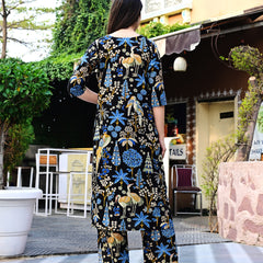 Classic Printed Coord Set for Daily and Casual Wear