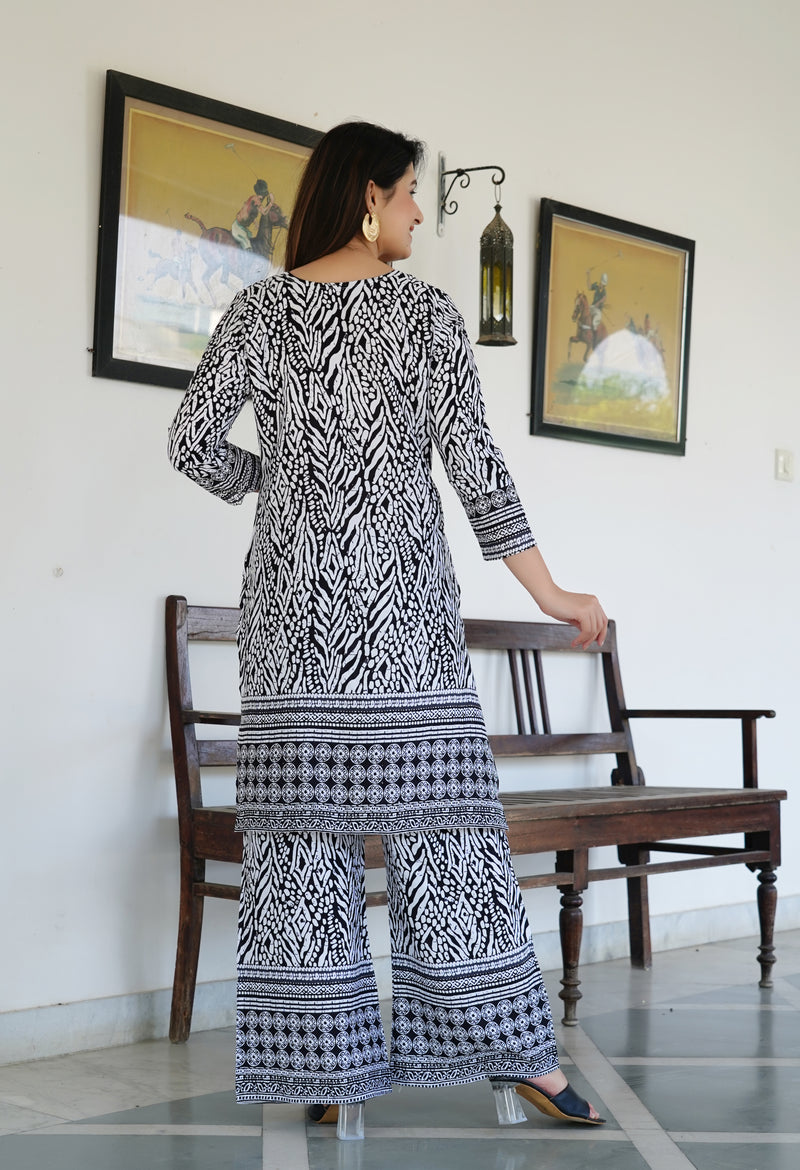 Classic Printed Coord Set for Daily and Casual Wear