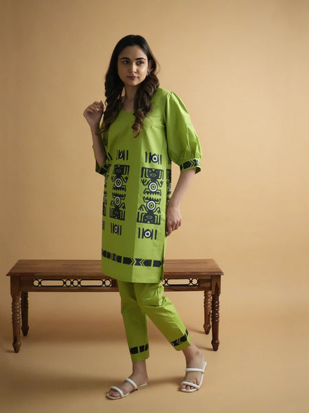 Classic Printed Coord Set for Daily and Casual Wear