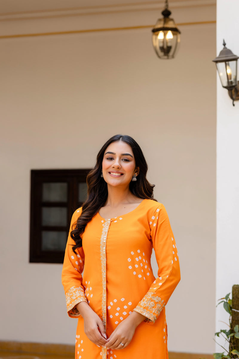 Stylish embroidered co ord set for women
