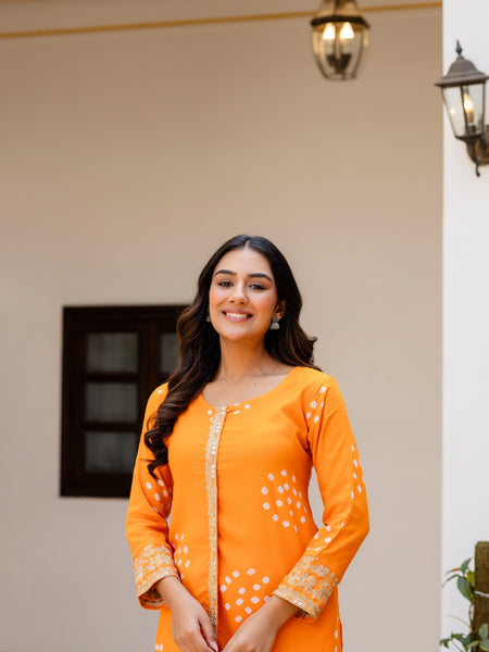 Stylish embroidered co ord set for women
