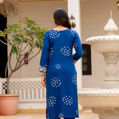 Classic Embroidered Co-ord Set Back