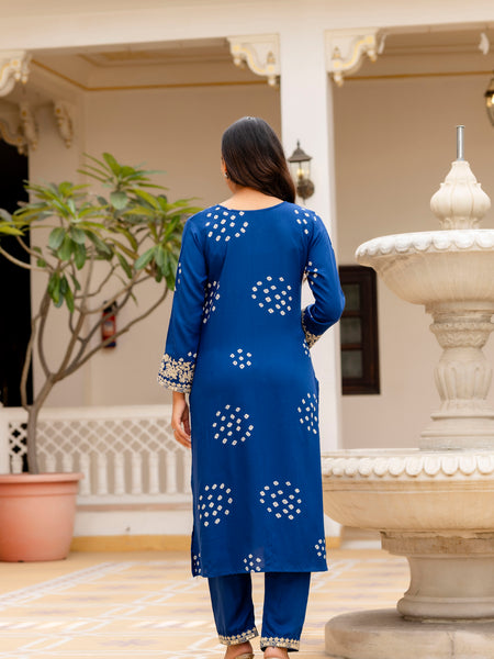 Classic Embroidered Co-ord Set Back