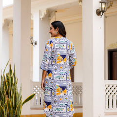 Classic Printed Coord Set Back 