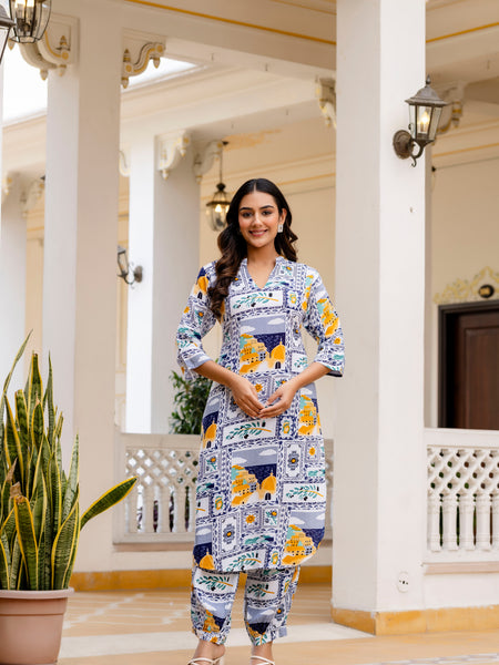 Classic Printed Coord Set Front 