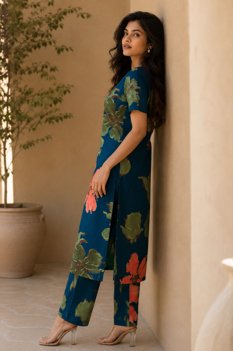 Classic Printed Coord Set for Daily and Casual Wear