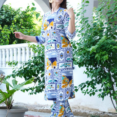 Classic Printed Coord Set for Daily and Casual Wear