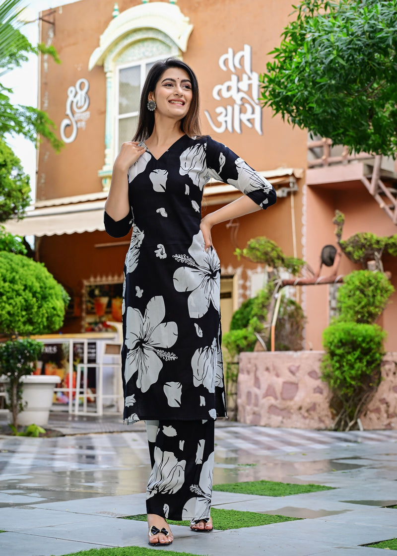 Classic Printed Coord Set for Daily and Casual Wear