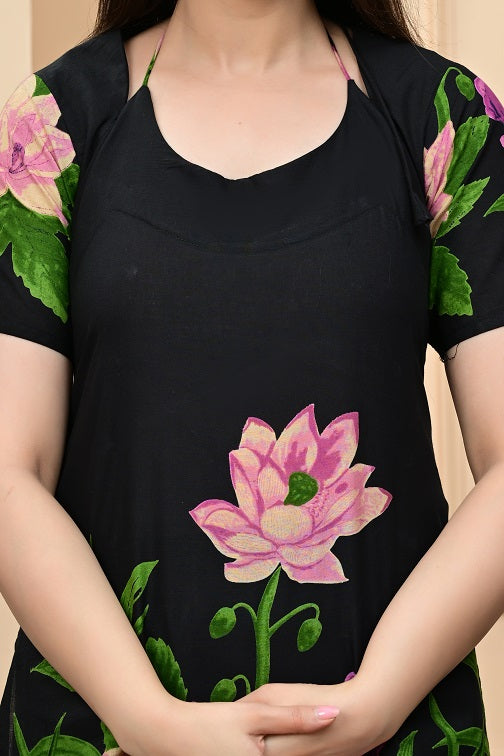 Trendy Printed Coord Set with Short Kurti and Palazzo