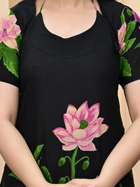 Trendy Printed Coord Set with Short Kurti and Palazzo