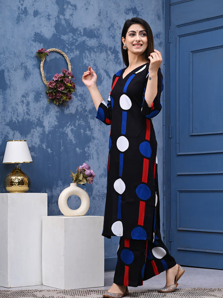 Classic Printed Coord Set for Daily and Casual Wear