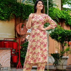 Classic Printed Coord Set for Daily and Casual Wear