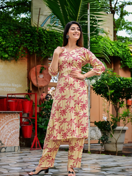 Classic Printed Coord Set for Daily and Casual Wear