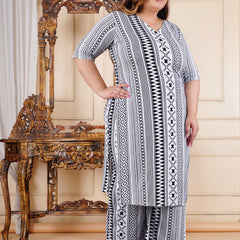 Classic Printed Coord Set for Daily and Casual Wear