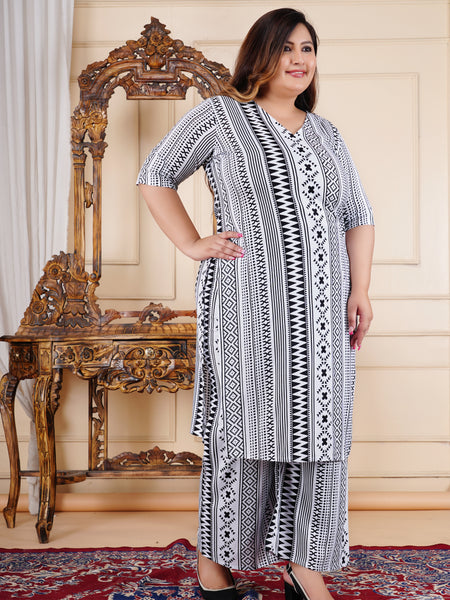 Classic Printed Coord Set for Daily and Casual Wear