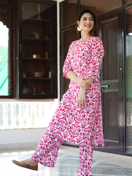 Classic Printed Coord Set for Daily and Casual Wear