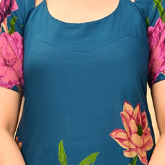 Trendy Printed Coord Set with Short Kurti and Palazzo