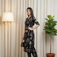 Classic Printed Coord Set for Daily and Casual Wear