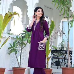 Classic Printed Coord Set for Daily and Casual Wear