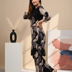 Classic Printed Coord Set for Daily and Casual Wear