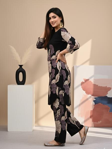 Classic Printed Coord Set for Daily and Casual Wear